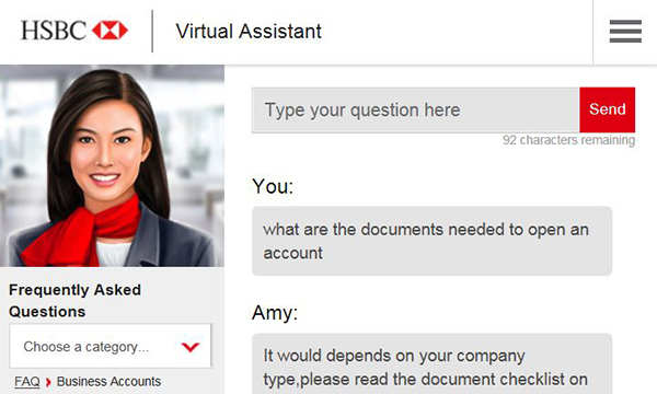 touch4it chatbot priklad hsbc