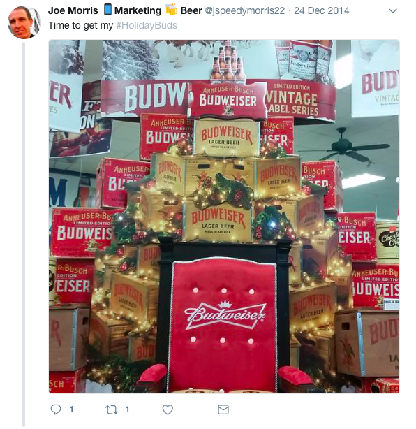 christmas campaigns Budweiser