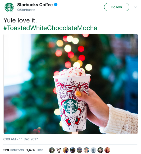 Starbucks tweet