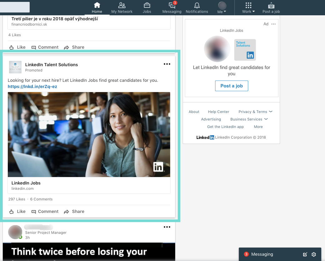 create LinkedIn campaign