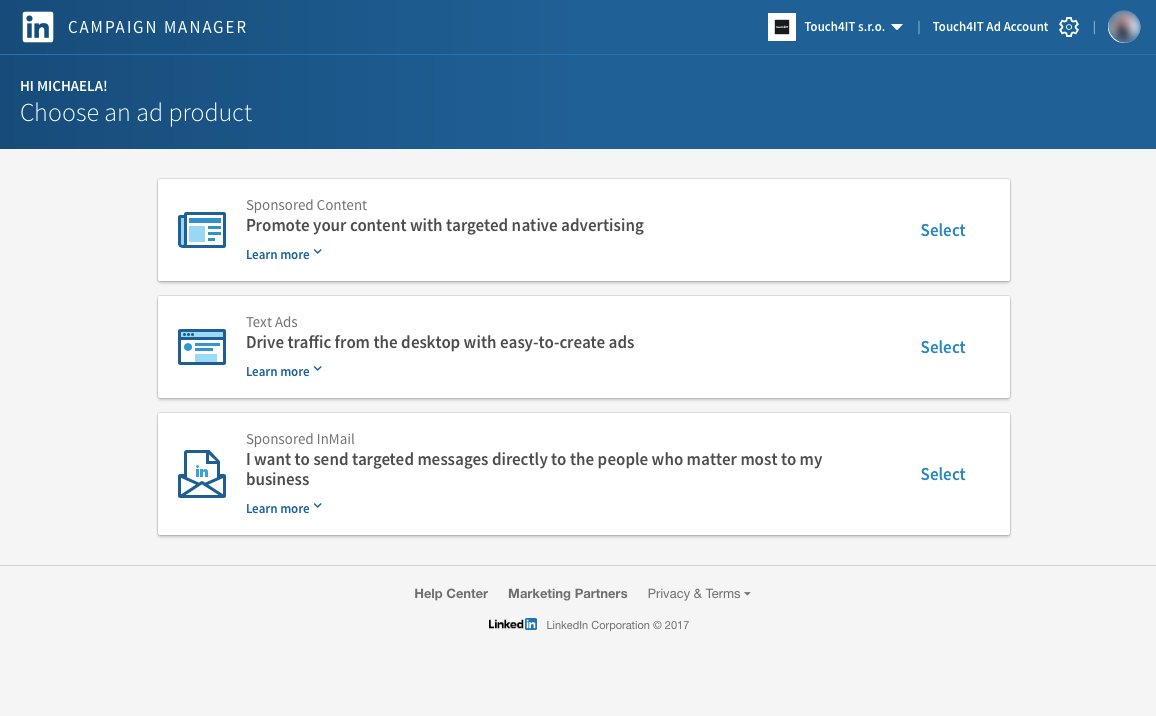 how to create linkedin campaign