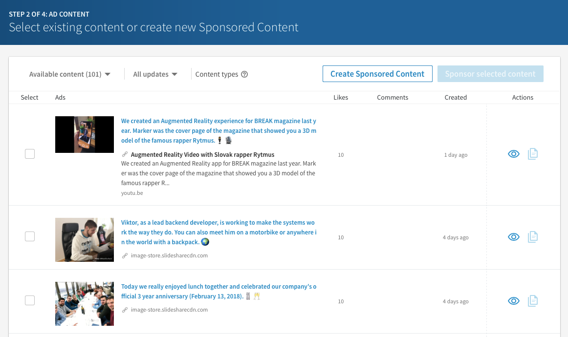 how to create linkedin campaign