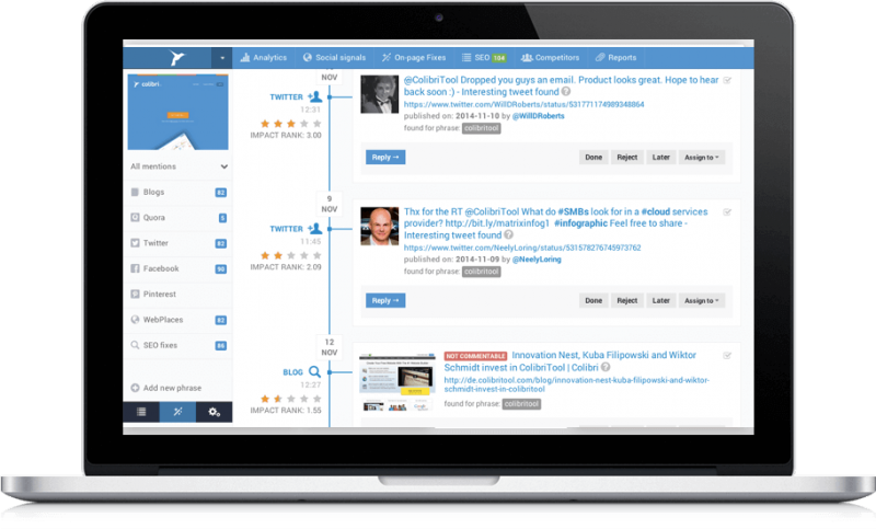 marketing tools colibri.io