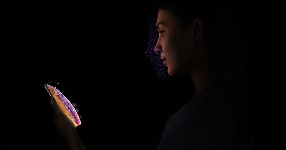 iphone xs face id rozpoznavanie