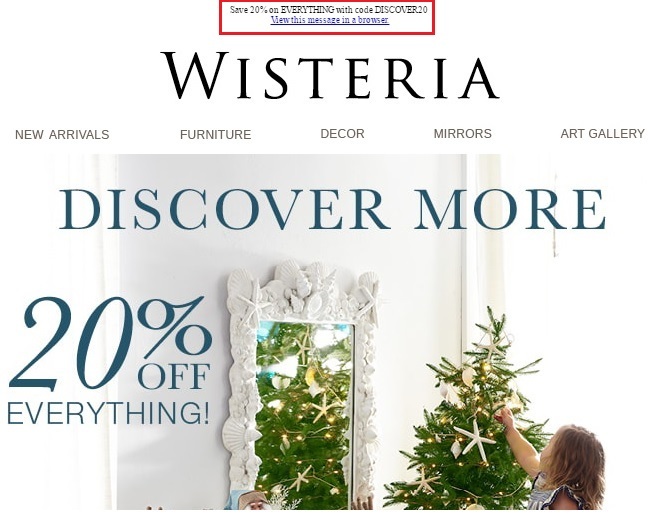 newsletter wisteria